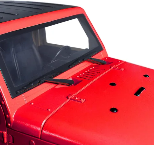 Miniatura 2 de Rc crawler Jeep body 12.323 in Shell 4 puertas Hard Body Shell Kit de carcasa de distancia entre ejes para 1/10 escala rc cuerpo Axial SCX10 90046