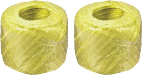 Miniatura 17 de MECCANIXITY Cuerda de plástico de nailon de poliéster para el hogar para embalar manualidades de jardinería, 656.2 ft de longitud total, color Blanco