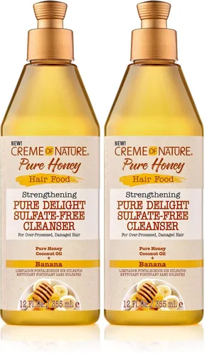 Miniatura 4 de Creme of Nature, Colección de champú, miel y plátano, 12 onzas