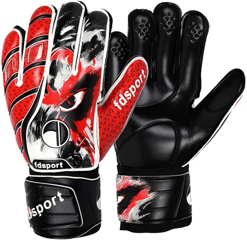 Miniatura 8 de Portero de fútbol con guantes de portero de látex antideslizantes para adultos, hombres y mujeres, guantes de fútbol de entrenamiento con fuertes