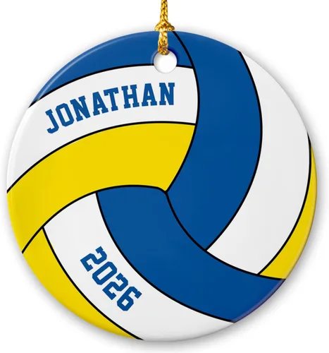 Miniatura 21 de Adornos personalizados de cerámica de fútbol americano, recuerdo de adorno de Navidad de jugador de fútbol americano, regalo para atletas