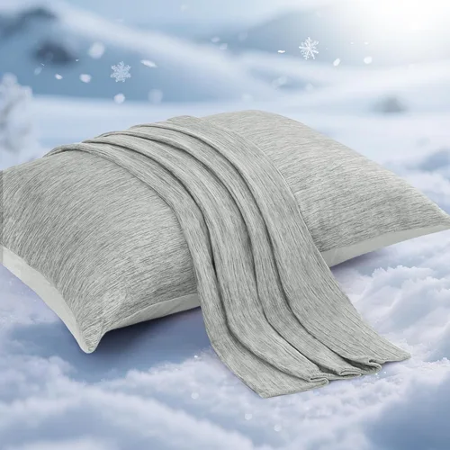 Miniatura 17 de Elegear Fundas de almohada refrescantes para personas que duermen con calor, fundas de almohada refrescantes japonesas Q-Max 0.5, en ambos lados
