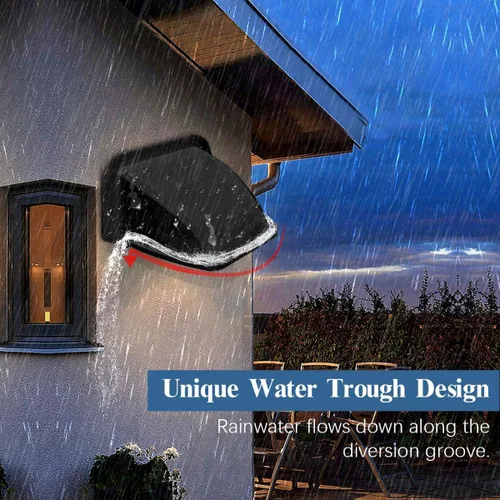 Miniatura 5 de Cubiertas universales para cámaras de seguridad, protección contra sol y lluvia, techo protector impermeable para cámaras Bullet y Dome, cubierta