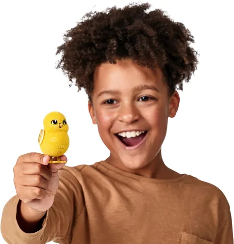 Miniatura 7 de Little Live Pets - Pollito sorpresa; lindo juguete interactivo y coleccionable que gorjea y pulsa; sale del huevo y salta - Huevo azul