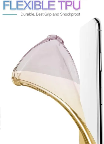 Miniatura 3 de Para Redmi Note 11 Pro/Note 11 Pro 5G/Redmi Note 11E Pro Caso, lindo gradiente transparente delgado a prueba de golpes suave flexible TPU cubierta