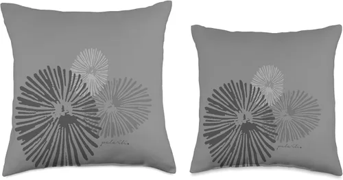 Miniatura 3 de Opihi Grey - Pala'ili Almohada de tiro 16x16, multicolor