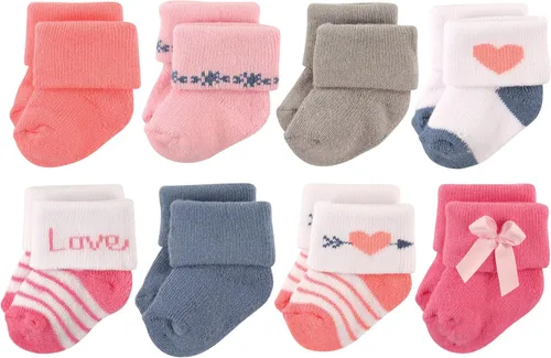 Miniatura 40 de Hudson Baby - Calcetines de algodón para bebés recién nacidos y Terry para niñas bebés
