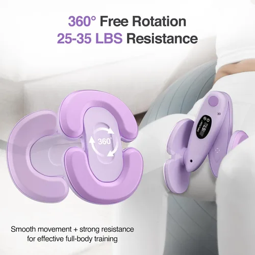Miniatura 5 de Thigh Master - Dispositivos de ejercicio para suelo pélvico, ejercitador Kegel, entrenador muscular para suelo pélvico, entrenador interior de muslo