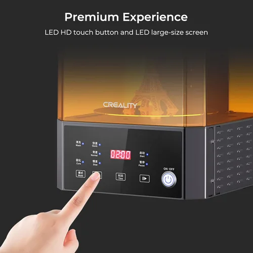 Miniatura 5 de Creality Estación de lavado y curado UW-01 Máquina 2 en 1 Impresora 3D de resina Caja rotatoria de curado UV Cubo para LCD/DLP/SLA Tamaño de lavado