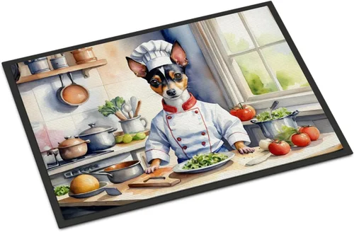 Miniatura 141 de Caroline's Treasures DAC6179MAT Affenpinscher - Tapete para puerta delantera, para interiores y exteriores, para entrada, antideslizante, lavable