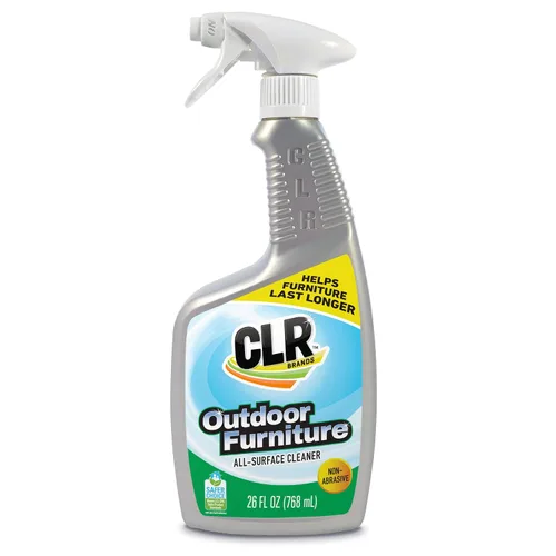 CLR Brands - Limpiador de muebles de exterior, 26 onzas, botella de spray, limpia superficies exteriores, elimina la suciedad y la suciedad de la