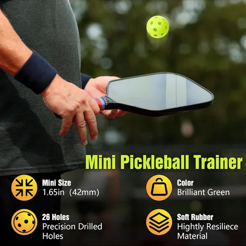 Miniatura 2 de Mini Pickleball Training Balls - Warm Up Pickleball Drills, Enhance Reaction Time & Hand-Eye Coordination Ideal Gift for All Ages and