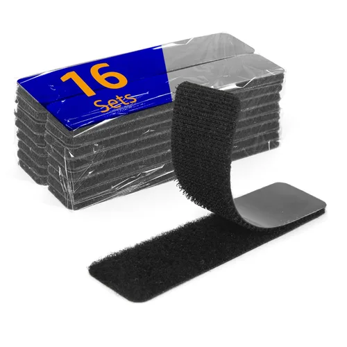 Miniatura 13 de 160 unidades (80 pares) puntos autoadhesivos de 0.98 pulgadas de diámetro, blanco, puntos de gancho y bucle, monedas adhesivas para escuela, aula