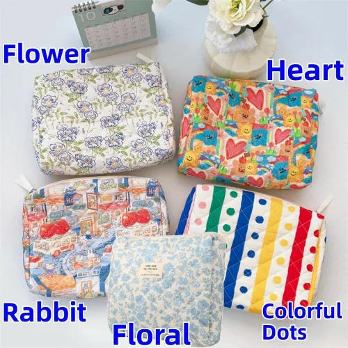 Miniatura 6 de Bolsa de Maquillaje Fcteap para Viaje, Esenciales de Viaje, Bolsa de Cosméticos Acolchada, Organizador de Artículos de Aseo, Inserción