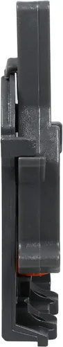 Miniatura 5 de 3 pares de dispositivos DTC de bloqueo frontal de plástico para cajones empotrados, color gris con tornillos incluidos