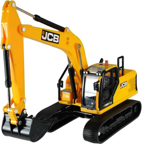 Miniatura 2 de Britains JCB Farm Tomy Toys - Excavadora - 1:32 220X - Juguete de tractor coleccionable - Juguetes de granja a escala 1:32 - Adecuado