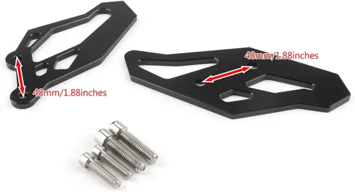 Miniatura 2 de Juego de placas adaptadoras de clavijas de pie para motocicleta, reposapiés CNC, juego de placas adaptadoras para Yamaha YZF R3 2015-2019, YZF R25