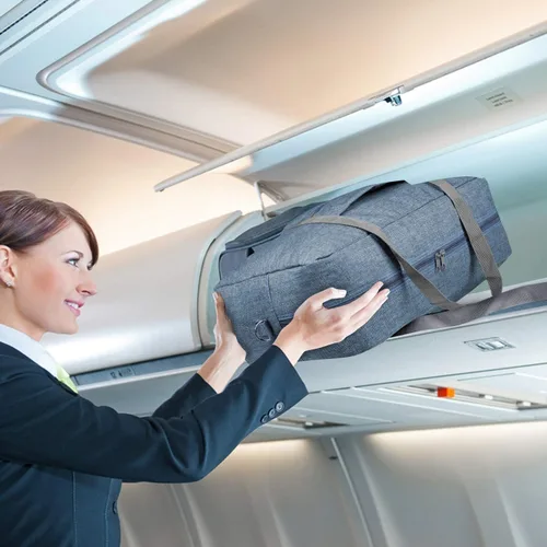 Miniatura 5 de WANDF Bolsa de viaje para artículos personales de Spirit Airlines de 18 x 14 x 8 pulgadas, bolsa de viaje debajo del asiento, equipaje de mano