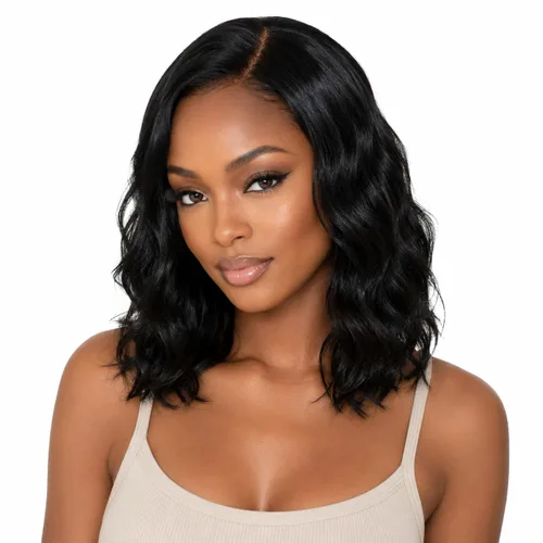 Miniatura 24 de Peluca de cabello humano rizado profundo de 12 pulgadas para mujer, peluca de encaje frontal sin pegamento, cabello Remy brasileño rizado Jerry
