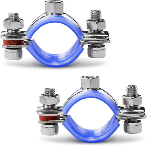 AKIHISA Percha de anillo dividido resistente de 3 pulgadas, 2 piezas ajustables de acero inoxidable 304 para montaje en pared, montaje en techo,
