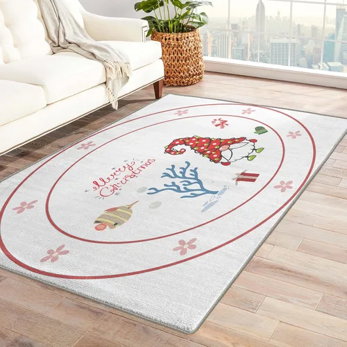 Miniatura 13 de Alfombra de oso de 2 x 3 pies, alfombra de Navidad para entrada, sala de estar, dormitorio, alfombra de animales salvajes, decoración de habitación