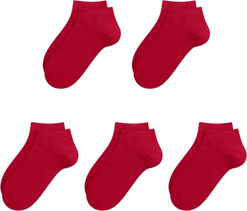 Miniatura 19 de SERISIMPLE Calcetines de bambú de viscosa para la escuela, calcetines de tobillo súper suaves para niños, puños elásticos, calcetines atléticos