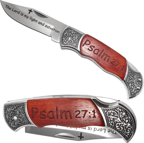 Miniatura 11 de Grabado Sea Fuerte y Valiente - JOSHUA 1:9 Regalos Católicos Cristianos Versículo Bíblico Herramienta Utilitaria, Escritura Bautizo Religioso