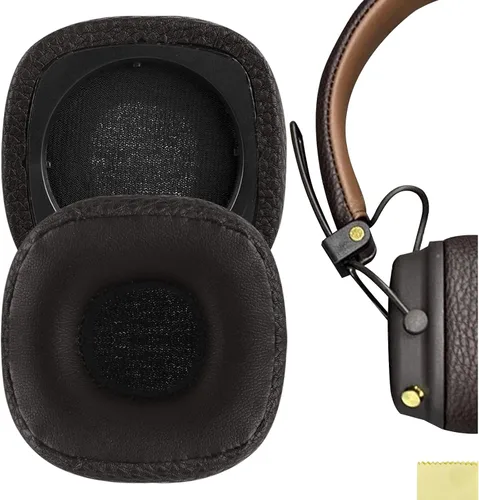 Miniatura 8 de Geekria Almohadillas de repuesto para auriculares Marshall Major III con cable, almohadillas para auriculares MID ANC, piezas de reparación (negro)