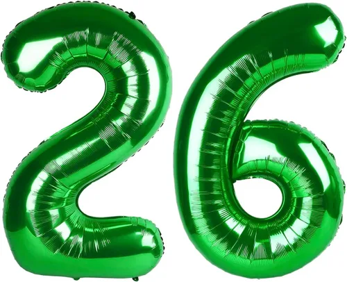 Miniatura 177 de Globo de cumpleaños número 4 dorado de 40 pulgadas, globos gigantes del número cuatro 14 24 34 40 44 2024, globos grandes de lámina de mylar para Oro