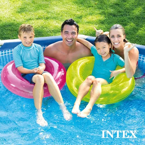 Miniatura 8 de INTEX 28201EH Juego de piscina sobre el suelo con marco de metal: 10 pies x 30 pulgadas - Incluye bomba de filtro de cartucho de 330 GPH