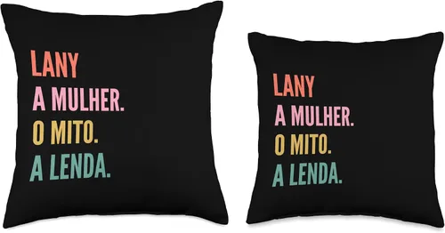 Miniatura 3 de Designs De Nomes Engraçados Para Mulher Funny - Cojín portugués con diseño de primer nombre, 16 x 16 pulgadas, multicolor