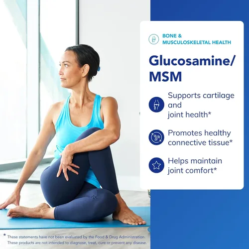 Miniatura 3 de Pure Encapsulations Glucosamina MSM Suplemento para apoyo articular, movilidad, comodidad, salud del cartílago y tejido conectivo* 180 cápsulas