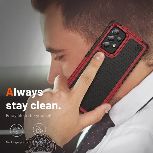 Miniatura 323 de Jeylly Compatible con Samsung Galaxy A22 5G Funda, Funda Samsung A22 5G con 2pcs protectores de pantalla de vidrio templado