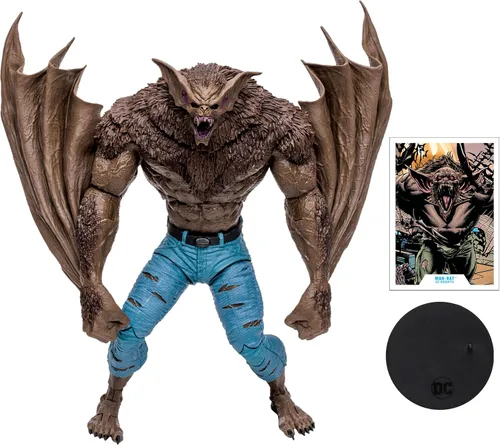 Miniatura 7 de McFarlane Toys DC Multiverse Man-Bat Mega figura de acción Hombre murciélago