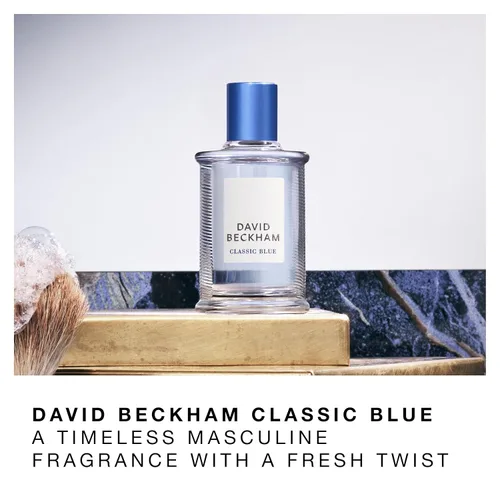 Miniatura 5 de David Beckham Classic Blue Eau de Toilette 1.6 fl oz (Paquete de 1), Notas de Piña, Manzana, Salvia y Madera de Cachemira, Fragancia para Hombre