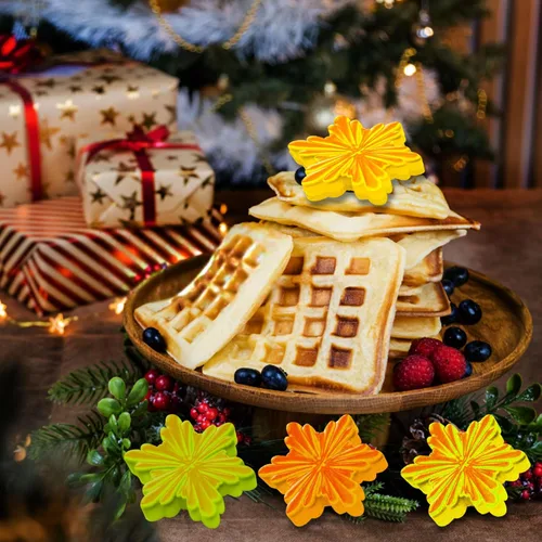 Miniatura 2 de 2 moldes de silicona para copos de nieve para chocolate, juego de moldes para hornear Acxydm Navidad, moldes de vela de Navidad, moldes de jabón