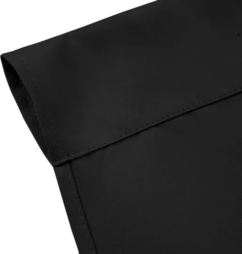Miniatura 6 de LEMOMO Cortinas opacas negras para cocina, 42 x 45 pulgadas, juego de 2 paneles de cortinas opacas con bolsillo para cortinero para ventana pequeña