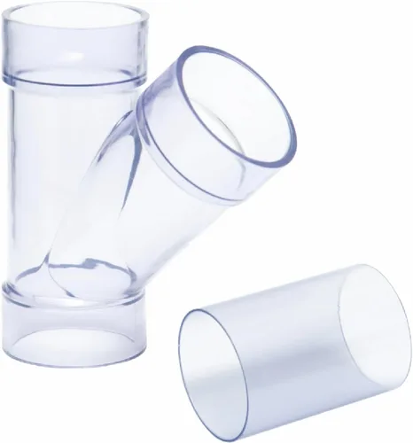 Miniatura 11 de POWERTEC Tubo de PVC transparente de 2-1/2 x 36 pulgadas de largo, 1 tubo de plástico rígido, tubo redondo compatible con accesorio de recolección