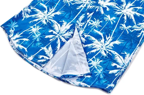 Miniatura 7 de EUOW - Camisas hawaianas para hombre de manga corta con botones, estampadas para la playa y el verano