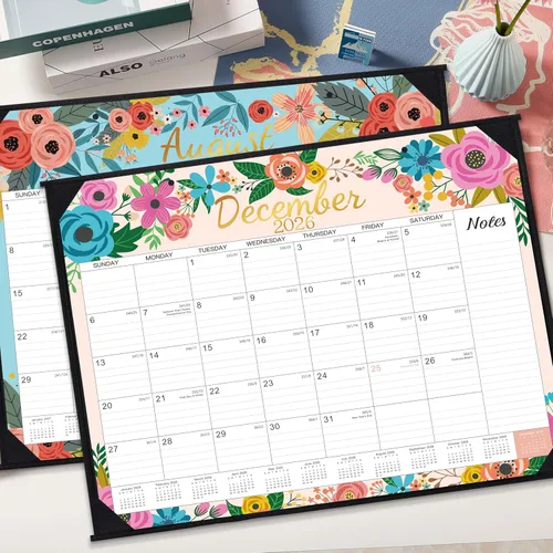 Miniatura 8 de Calendario de escritorio 2026, calendario de escritorio grande 2026, enero 2026 a diciembre de 2026, 22 x 17 pulgadas, calendario 2026 de 12 meses