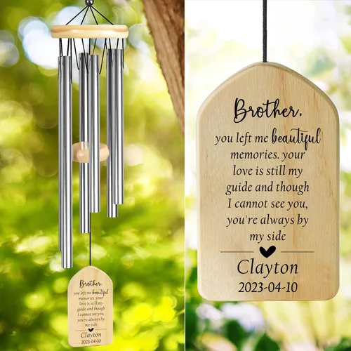 Miniatura 34 de Campanillas de viento conmemorativas para la pérdida de la madre, regalo de condolencias en memoria de mamá