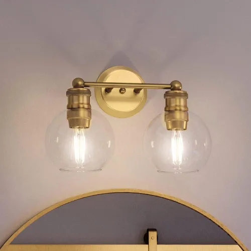 Miniatura 9 de Urban Ambiance Aplique de pared vintage de lujo, tamaño pequeño: 9.5 pulgadas de alto x 6.5 pulgadas de ancho, con elementos de estilo americano