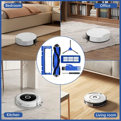 Miniatura 6 de CERO Paquete de 24 piezas de repuesto para aspiradora robótica Eufy 11S Max, G30, G32 Pro, G30 Pro, 15C Max, 30C Max, 30C Max, 3 cepillos