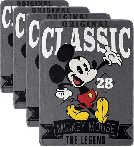 Miniatura 9 de Disney Mickey Mouse Super Plush Throw The Legend - Manta de 46 x 60 pulgadas