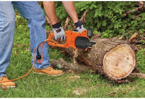 Miniatura 5 de BLACK+DECKER Motosierra eléctrica BECS600 de 8 amperios y 14 pulgadas