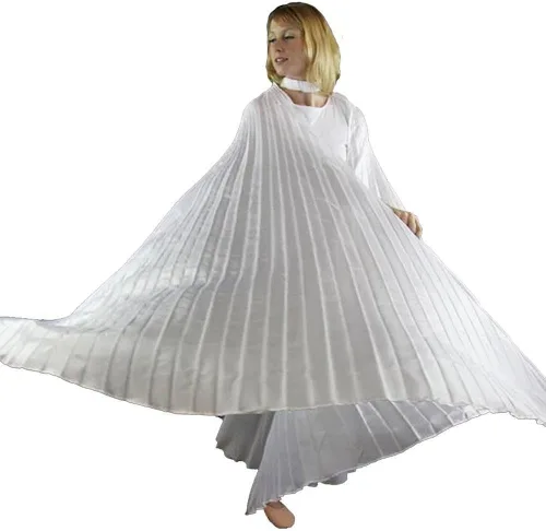 Miniatura 3 de danzcue Iridescent Blanco Alas De Isis Danza del Vientre con palos