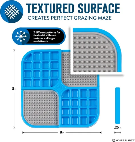 Miniatura 4 de Hyper Pet IQ Treat Lick Mat para perros y gatos Alimentador lento para perros y gatos y juguete de enriquecimiento Fabricado en Estados Unidos