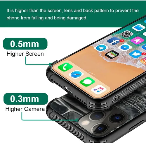 Miniatura 4 de DAIZAG Funda compatible con iPhone 12 Pro Max, funda suave a prueba de golpes para niños y hombres, funda de regalo, bandera estadounidense