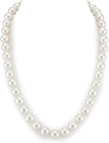 Miniatura 19 de The Pearl Source Real Pearl Necklace for Women with AAA+ Quality Round White Freshwater Genuine Cultured Pearls
