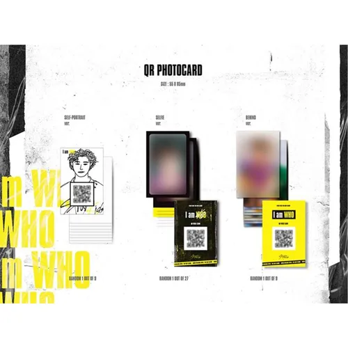 Miniatura 4 de STRAY KIDS 2nd Mini Album - I am who [ I AM Ver. ] CD + Photobook + Photocard + Lyrics Poster + FREE GIFT / K-POP Sealed